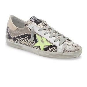 Golden Goose Super-Star Snake Embossed Sneaker (Women)